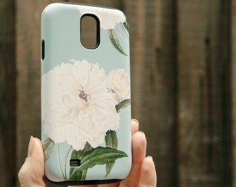 Floral Galaxy S23 Plus Case, Flowers Galaxy S22 Case Peony Pattern s22 Ultra Case iPhone 14 Pro Max Case 13 Galaxy S21 Plus CMG-PEOPATB