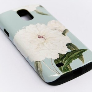 Floral Galaxy S23 Plus Case, Flowers Galaxy S22 Case Peony Pattern s22 Ultra Case iPhone 14 Pro Max Case 13 Galaxy S21 Plus CMG-PEOPATB image 3