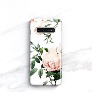 Personalized iPhone 14 Pro Max 13 12 Mini 11 8 Plus Xs Max Case Pink Roses Floral Phone Samsung S23 Gift for Her CMG-RP image 9