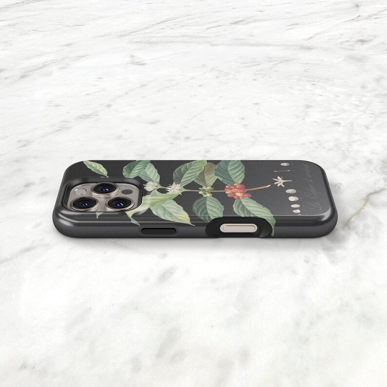 Vintage Coffee Botanical Phone Case Cafecore iPhone 16 Pro Max 15 16e 14 13 17e MagSafe, Galaxy S24 S25 Ultra Gift For Java Lover C-COF image 7