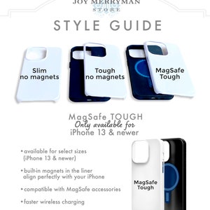 iPhone MagSafe Case Personalized Chalkboard Monogram iPhone 14 Pro Max 13 12 14 14 Plus Dark Academia Aesthetic CMG-CHALK image 3