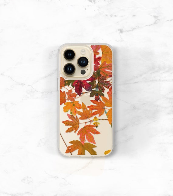 Fall Leaves Clear Phone Case iPhone 16 15 Pro Max 14 Plus 13 11 12 Mini 16e  SE Autumn Foliage Printed Samsung S24 Ultra CC-FALL - Etsy