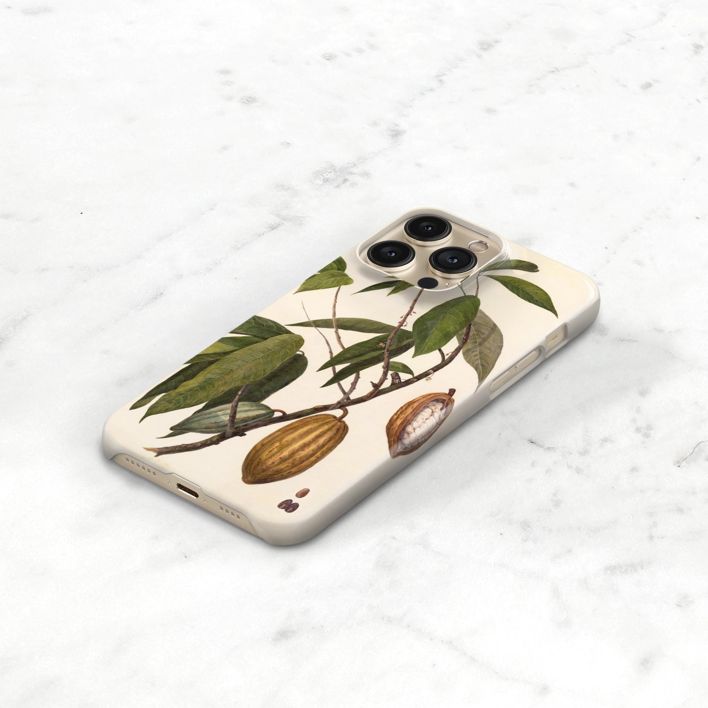 Buy Chocolate Botanical Phone Case Cocoa Bean iPhone 16 Pro Max