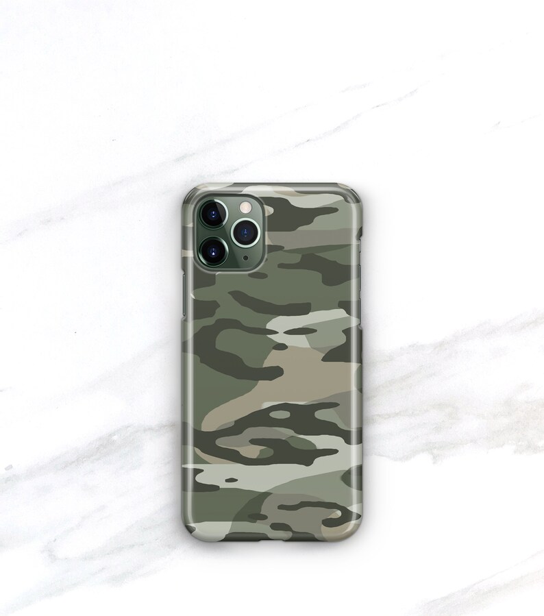 Camo Phone Case Iphone 14 12 Mini Xs Max Case Iphone 11 Pro Etsy
