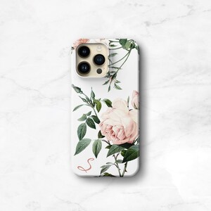 Floral Ring Phone Grip iPhone Case With Stand Pink Rose iPhone 15 14 13 12 Pro Max 11 Personalized Initial Gift for Mom Her CG-RP-RG afbeelding 6