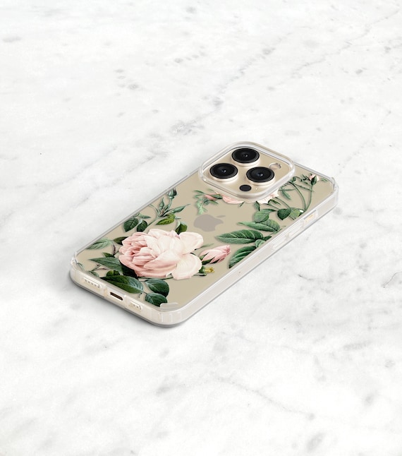  Clear Flower Phone Cases for iPhone 11 12 13 14 Pro