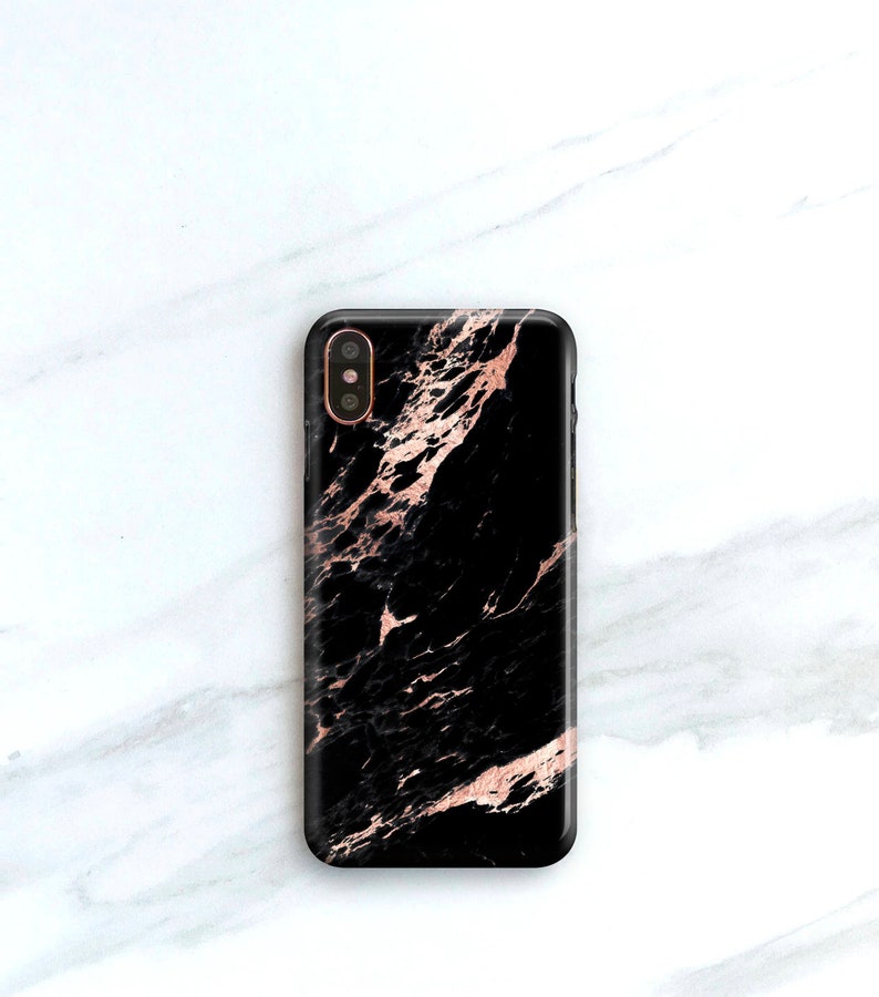 READY TO SHIP Mothers Day Gifts for Mom Women Her 6S Plus and Samsung Galaxy S7 Edge iPhone Xs Rose Black Marble Phone Case