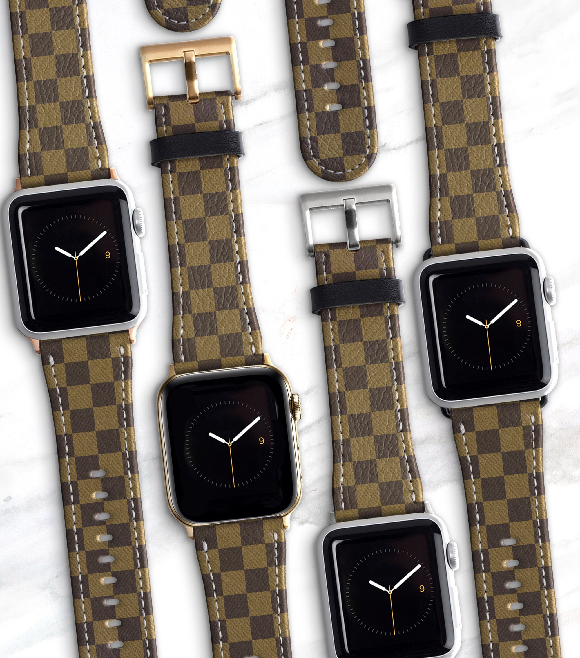 Authentic Louis Vuitton Apple Watch Band iwatch strap series 8-7-6