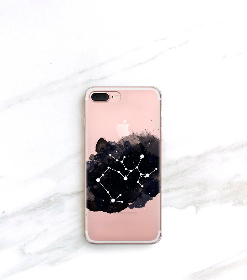 Clear iPhone Case Celestial Stars Constellations 15 Pro Max 14 11 13 12 Horoscope Birthday Gift Astrology Astrological Signs Zodiac Gift image 6