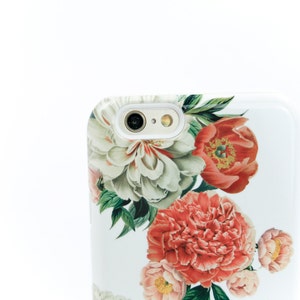 Floral Phone Case Peony Bunch iPhone 13 Pro Max Case Floral Peonies iPhone 11 Xs 12 Se 14 Flowers Galaxy S23 Plus CMG-PEOBUN