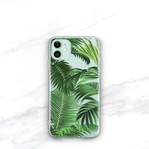 iPhone 13 Pro Max Case Tropical iPhone 11 Xs, 15, 8 Case Clear Palm Beach iPhone 12 Pro Case Palm Leaf Resort Samsung Galaxy S20 CC-PBCH image 5