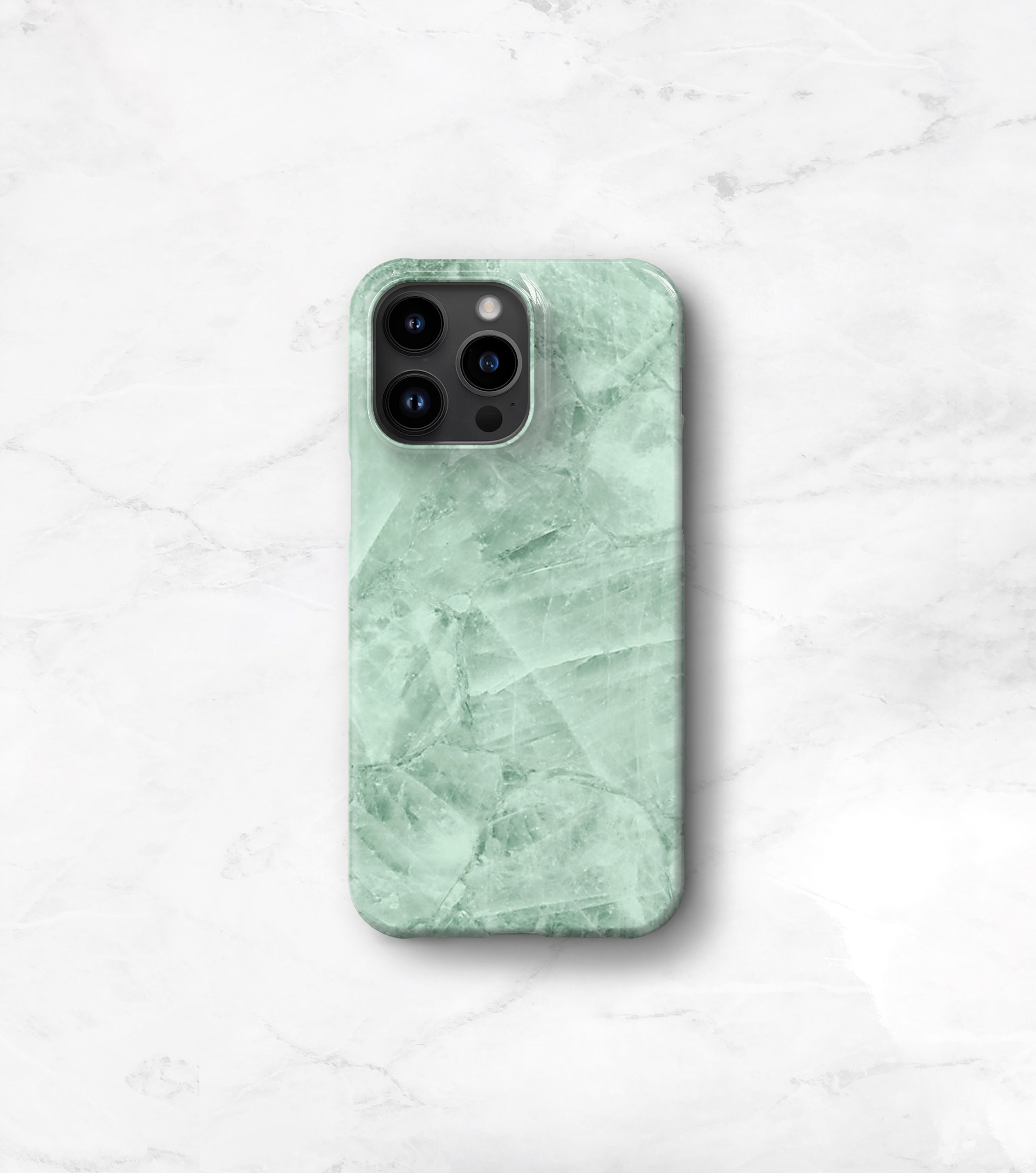 Jade Quartz Phone Case iPhone 14 13 Pro Max 17e 17 14 Plus 16e, 15