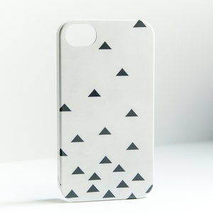 Geometric Phone Case iPhone 15 14 13 12 16e Case, Triangles iPhone SE 2020 Black and Gray Galaxy S20 Case Galaxy S23 Plus C-TRI