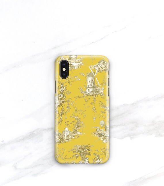Yellow Toile Phone Case Iphone 12 Mini 13 11 Xs 14 Pro Max Etsy Yellow Toile Phone Case Iphone 12 Mini 13 11 Xs 14 Pro Max Etsy