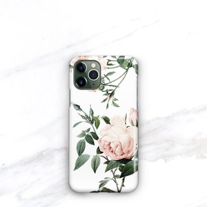 Floral Ring Phone Grip iPhone Case With Stand Pink Rose iPhone 15 14 13 12 Pro Max 11 Personalized Initial Gift for Mom Her CG-RP-RG zdjęcie 7