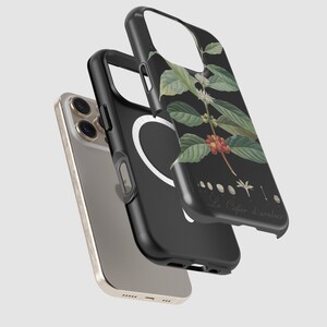Vintage Coffee Botanical Phone Case Cafecore iPhone 16 Pro Max 15 16e 14 13 17e MagSafe, Galaxy S24 S25 Ultra Gift For Java Lover C-COF image 9