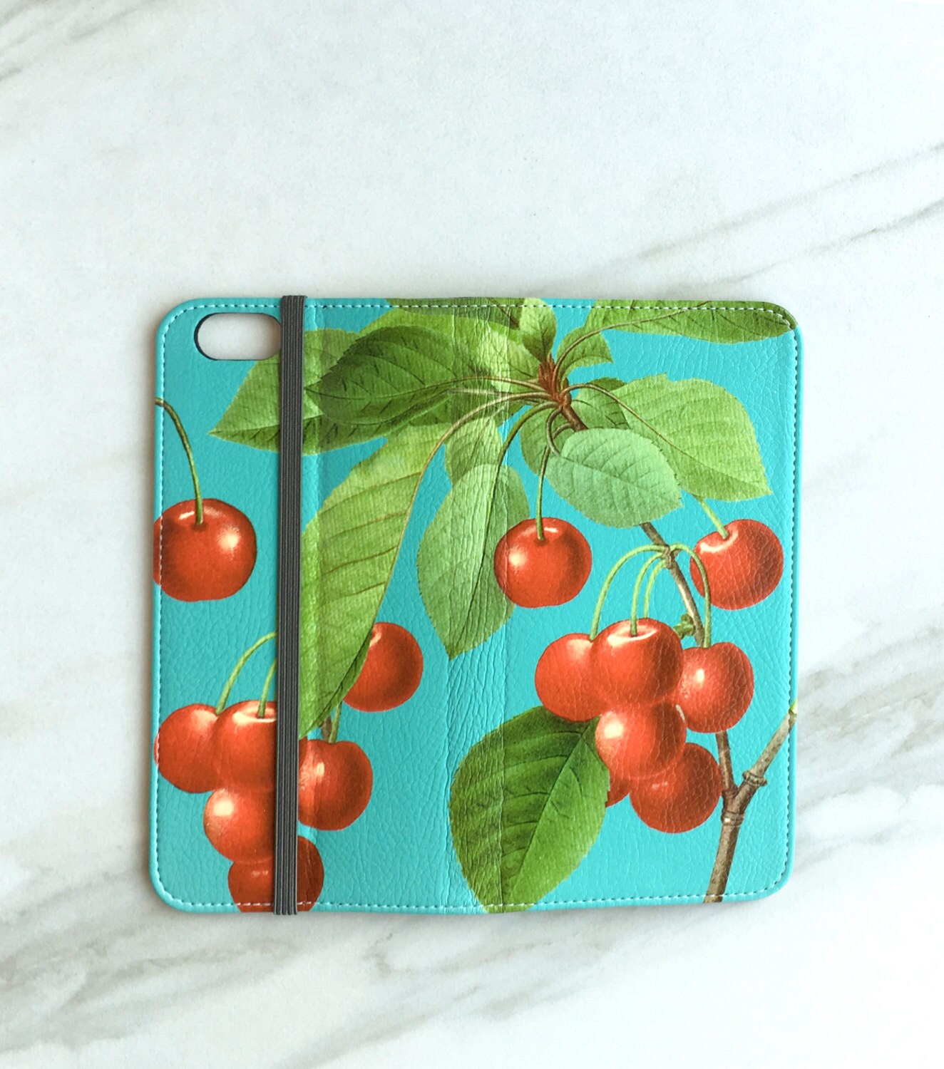 Cherry Retro Wallet Phone Case Iphone 12 11 Pro SE 2020 Xs 13 Etsy