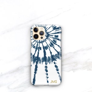 Tie Dye Phone Case Boho iPhone 13 pro case MagSafe 12 Mini iPhone 11 Pro Max iPhone Xs Case 14 Case Galaxy S23 iPhone SE CMG-TIDYBW afbeelding 4