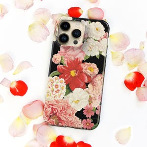 iPhone Duo 14 Pro Max MagSafe Case Floral Bunch iPhone 17e Mini, SE, Flowers iPhone 16e Case, Floral iPhone 17 Pro Case Galaxy S26 Plus C-FB image 1