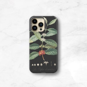 Coffee Botanical Phone Case iPhone 14 Plus 13 15 Pro Max Arabica 12 Mini 11, Xs, Se, Coffee Gifts For Java Lover CMG-COF image 6