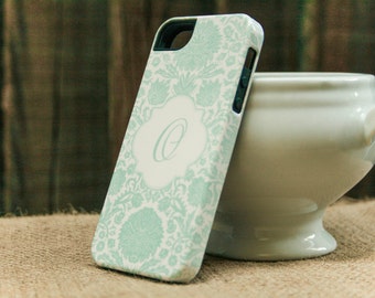 iPhone MagSafe Case Retro Seafoam Green iPhone 13 12 11, Monogram Damask Floral iPhone 11 Pro, SE 2020 15 Xs Max Samsung S23 case CMG-FDAMSF