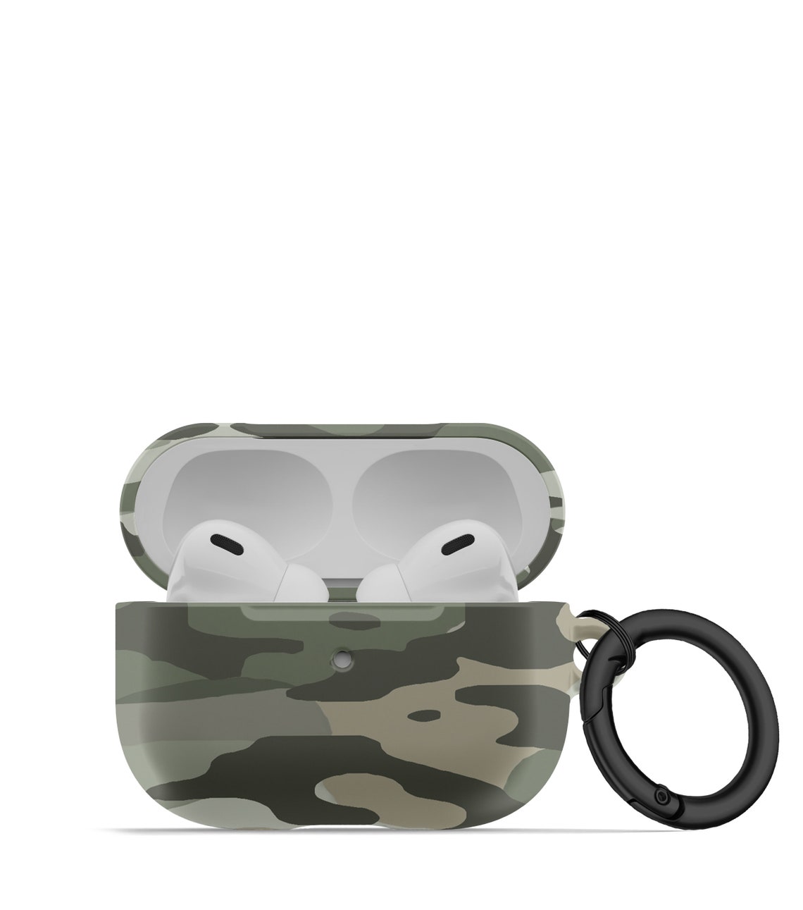 Airpod Gun Matte Camouflage AirPod Case Army Green Camo Airpods Pro Hard Cover ...