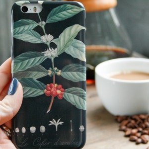 Coffee Botanical Phone Case iPhone 14 Plus 13 15 Pro Max Arabica 12 Mini 11, Xs, Se, Coffee Gifts For Java Lover CMG-COF image 7