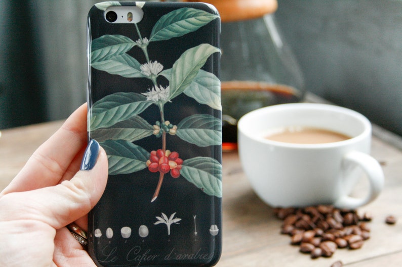 Coffee Botanical Phone Case iPhone 14 Plus 13 15 Pro Max Arabica 12 Mini 11, Xs, Se, Coffee Gifts For Java Lover CMG-COF image 7