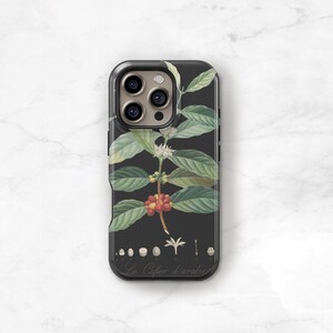 Vintage Coffee Botanical Phone Case Cafecore iPhone 16 Pro Max 15 16e 14 13 17e MagSafe, Galaxy S24 S25 Ultra Gift For Java Lover C-COF image 8