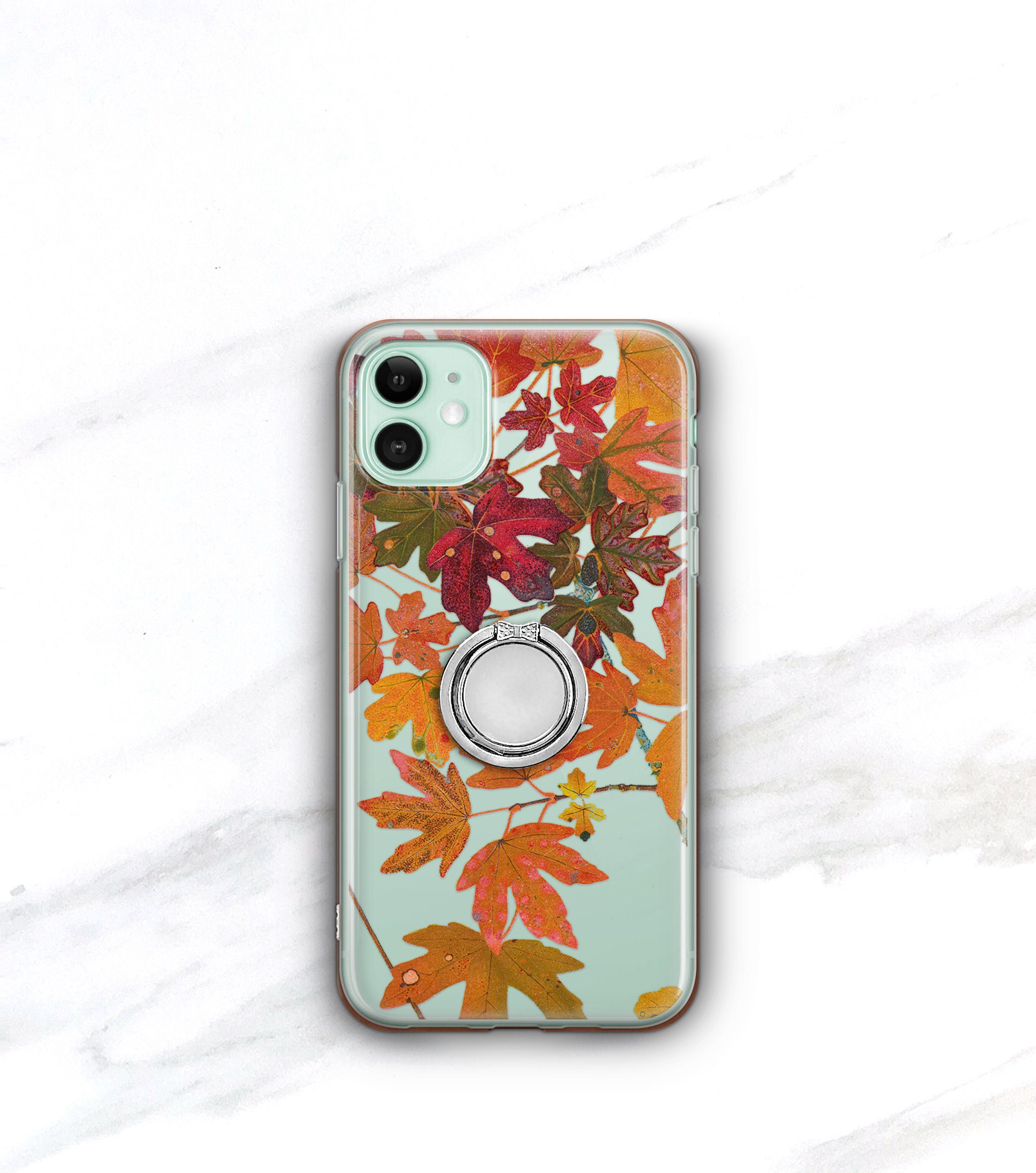 Electroplated Maple Leaf Design Luxury Cute Phone Cases for iPhone 13 14  Pro Max 12 Mini 11 XR X XS 7 8 Plus SE 3
