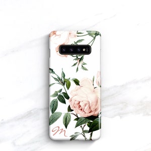 Personalized iPhone 14 Pro Max 13 12 Mini 11 8 Plus Xs Max Case Pink Roses Floral Phone Samsung S23 Gift for Her CMG-RP image 8