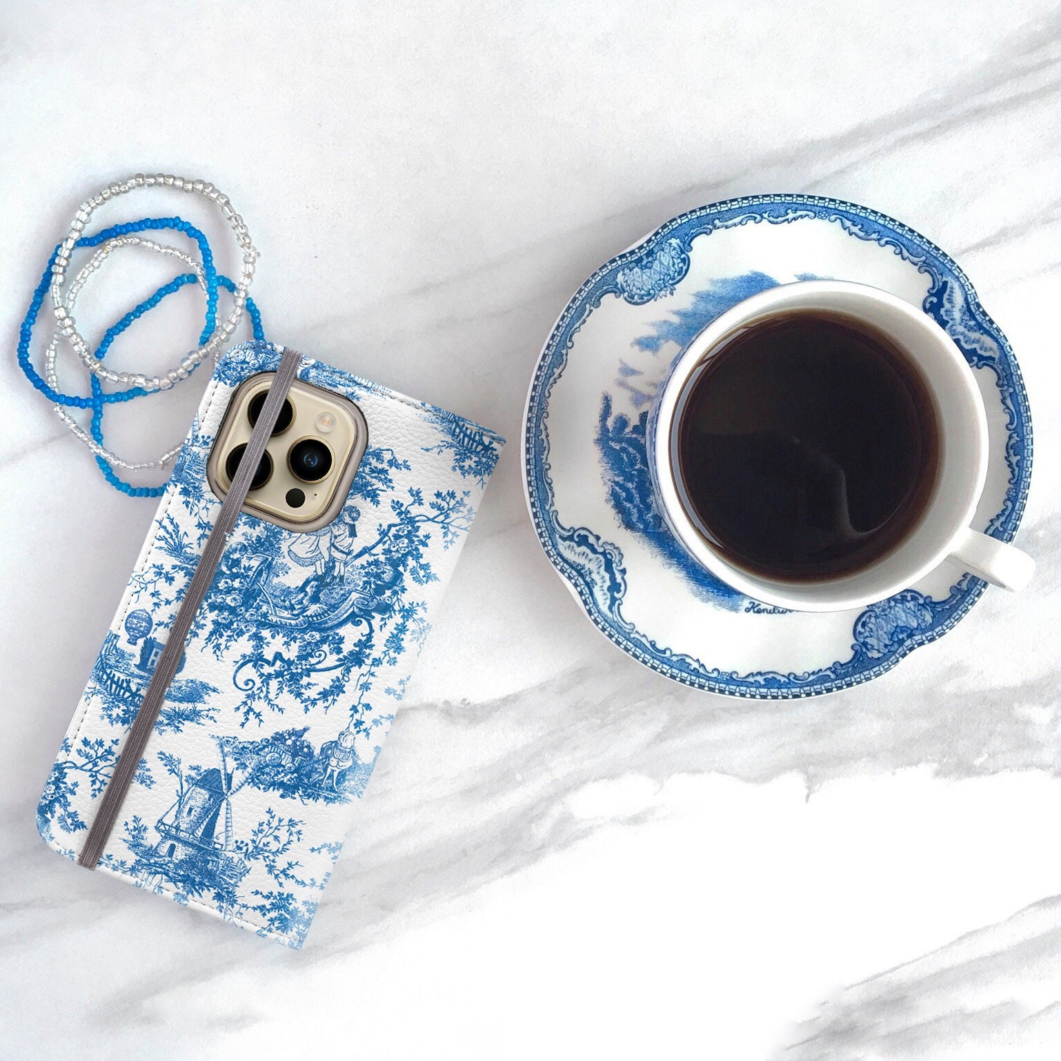 iPhone Se Wallet Case Toile - Etsy