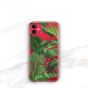 iPhone 13 Pro Max Case Tropical iPhone 11 Xs, 15, 8 Case Clear Palm Beach iPhone 12 Pro Case Palm Leaf Resort Samsung Galaxy S20 CC-PBCH image 9