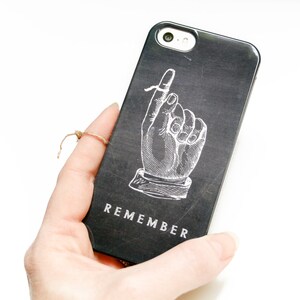 Vintage Chalkboard iPhone MagSafe Case - Remember iPhone 14 11 13 Pro Max 15 Case, iPhone 12 Pro, Samsung Galaxy S23, iPhone 16e C-REMCH