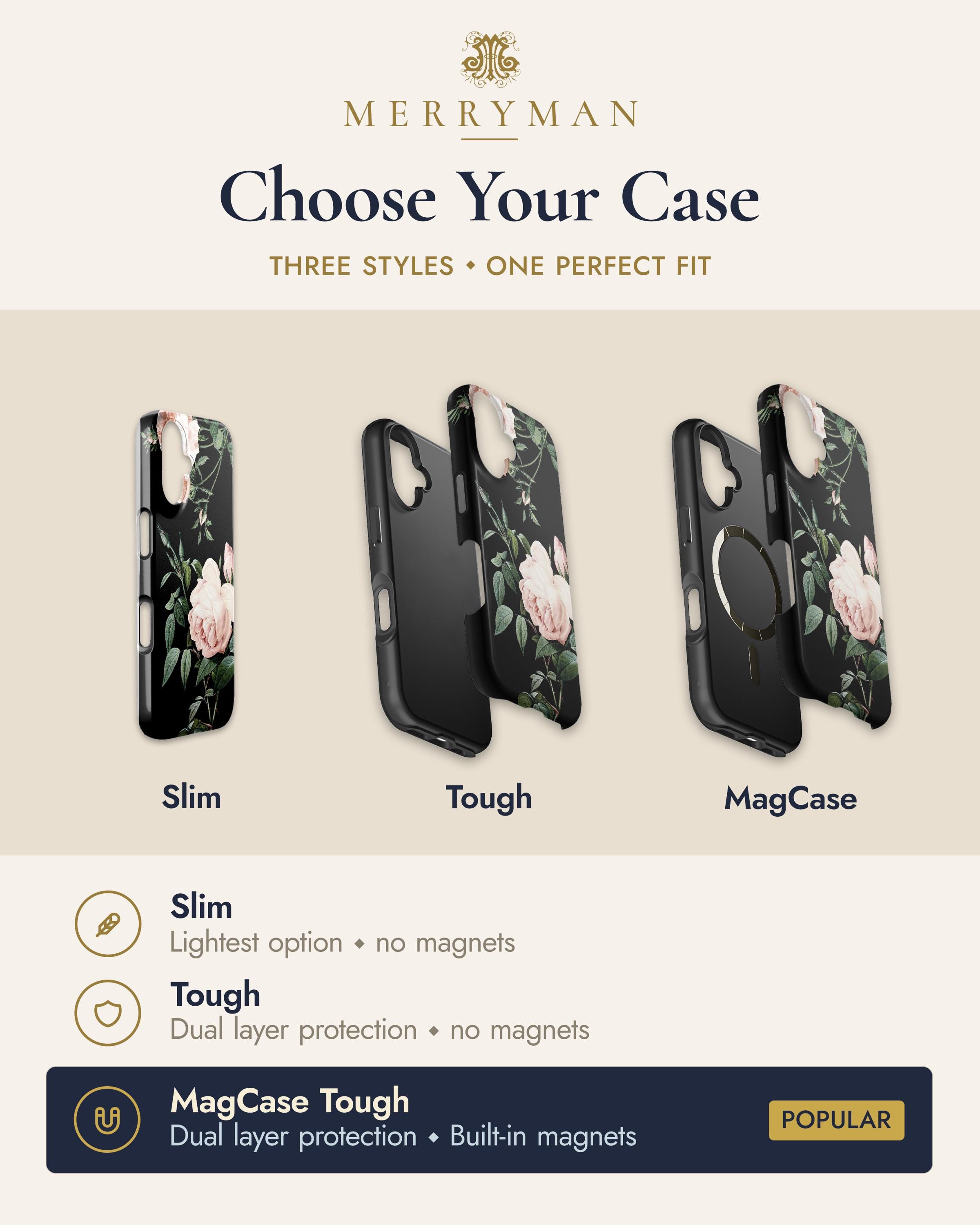 Pink Roses on Black iPhone Case 14 Pro Max 17e Mini 13 Pro Max 17
