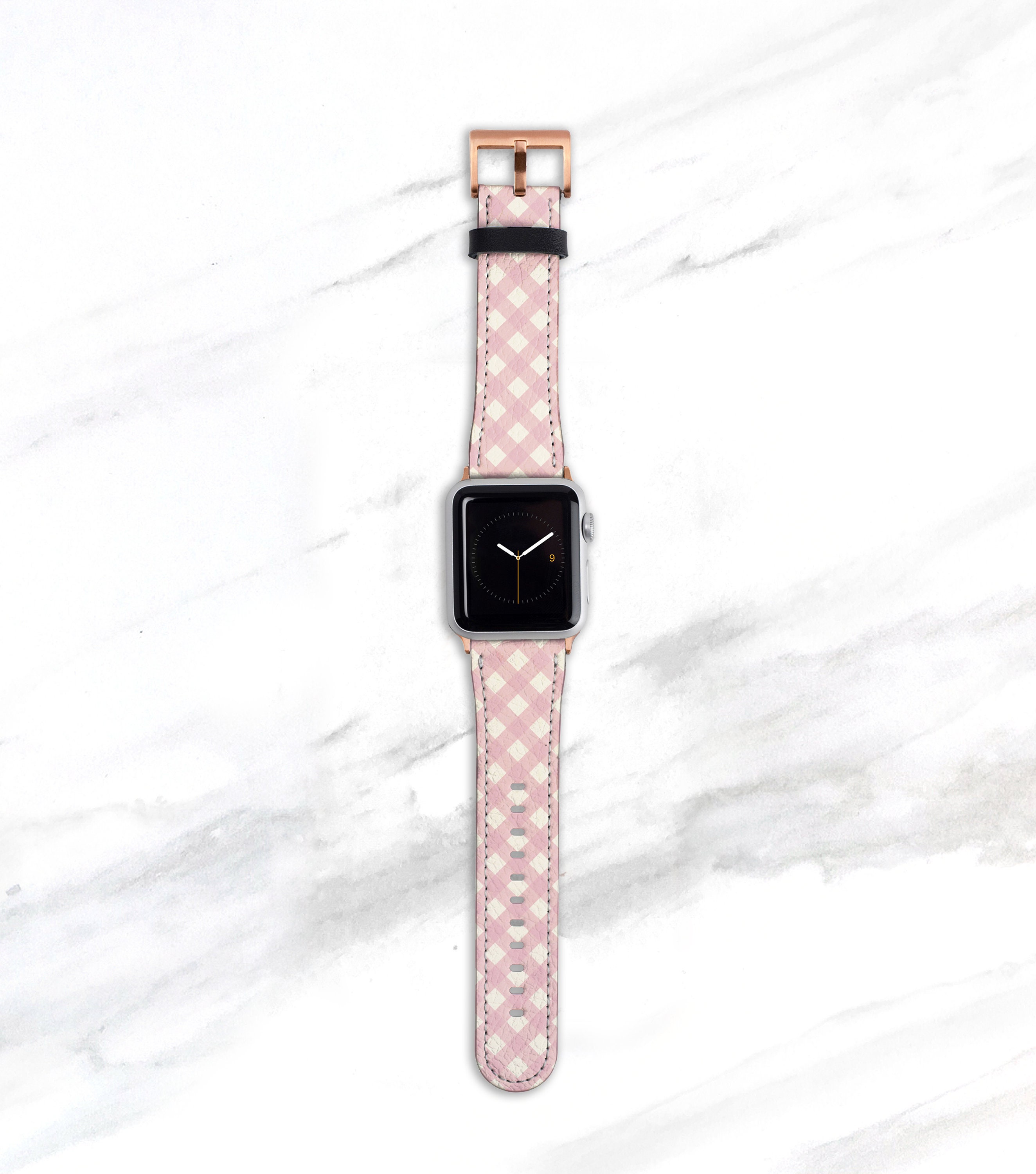 Sparklband Apple Watch Louise Vuitton Pink Size XXS/XS NEW✓ Kate Spade Clear Pink Silicone Apple Watch Strap 38mm  main image 2