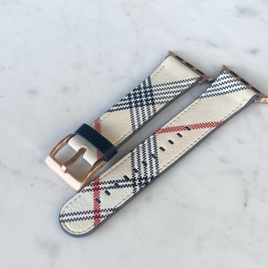 Apple watch hotsell strap burberry