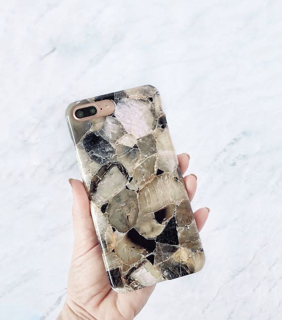 Smoke Quartz Phone Case 17e Mini 16e Max iPhone 14 Case 17 Pro Max 17e Pro Case Minimalist Fashion Gift Galaxy S26 C-QMS