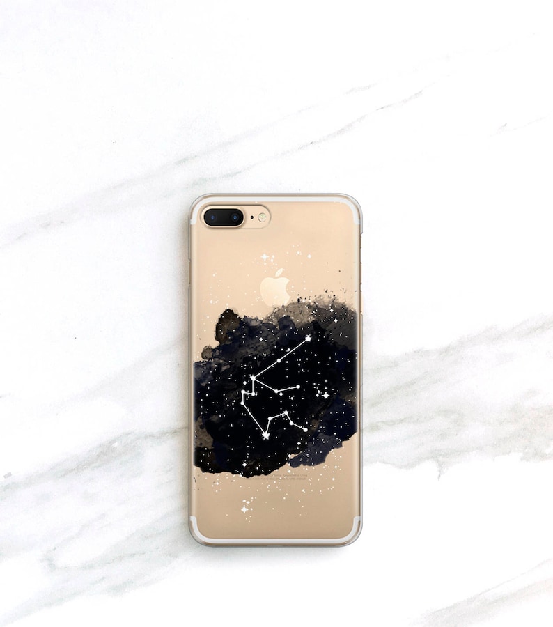 Clear iPhone Case Celestial Stars Constellations 15 Pro Max 14 11 13 12 Horoscope Birthday Gift Astrology Astrological Signs Zodiac Gift image 5