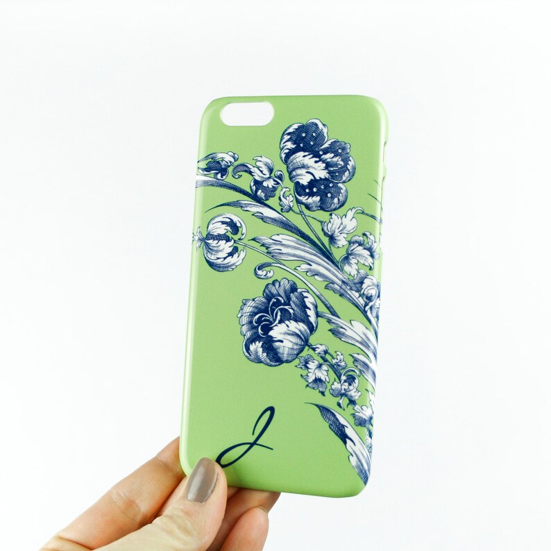 Iphone 12 Case Spring Floral Monogram Iphone 11 Pro Iphone XR Etsy