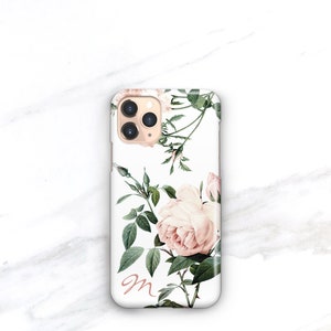 Floral Ring Phone Grip iPhone Case With Stand Pink Rose iPhone 15 14 13 12 Pro Max 11 Personalized Initial Gift for Mom Her CG-RP-RG imagem 8