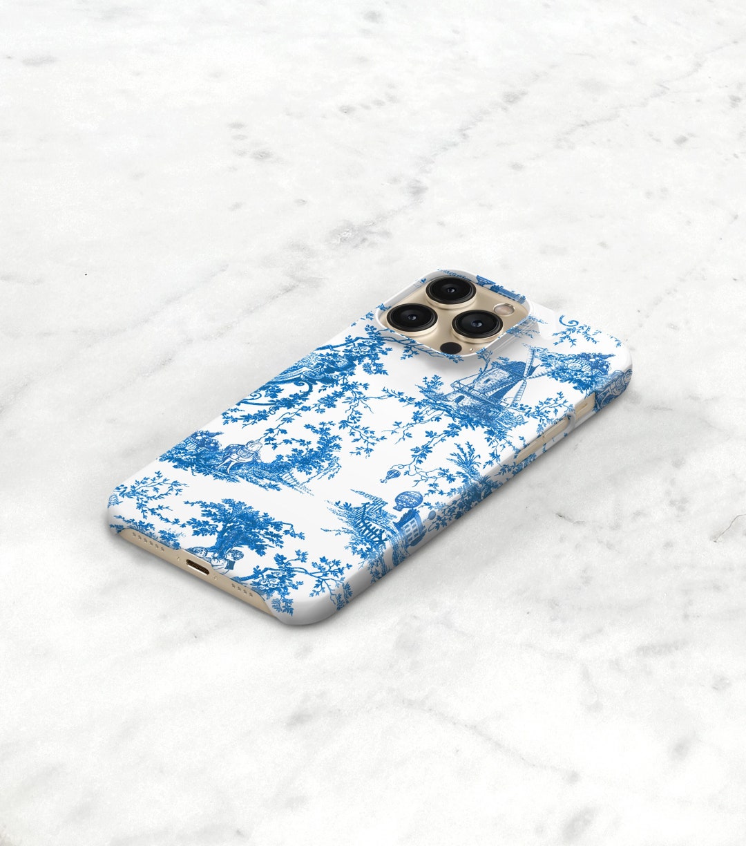 Cross Floral Houndstooth Square iPhone Case