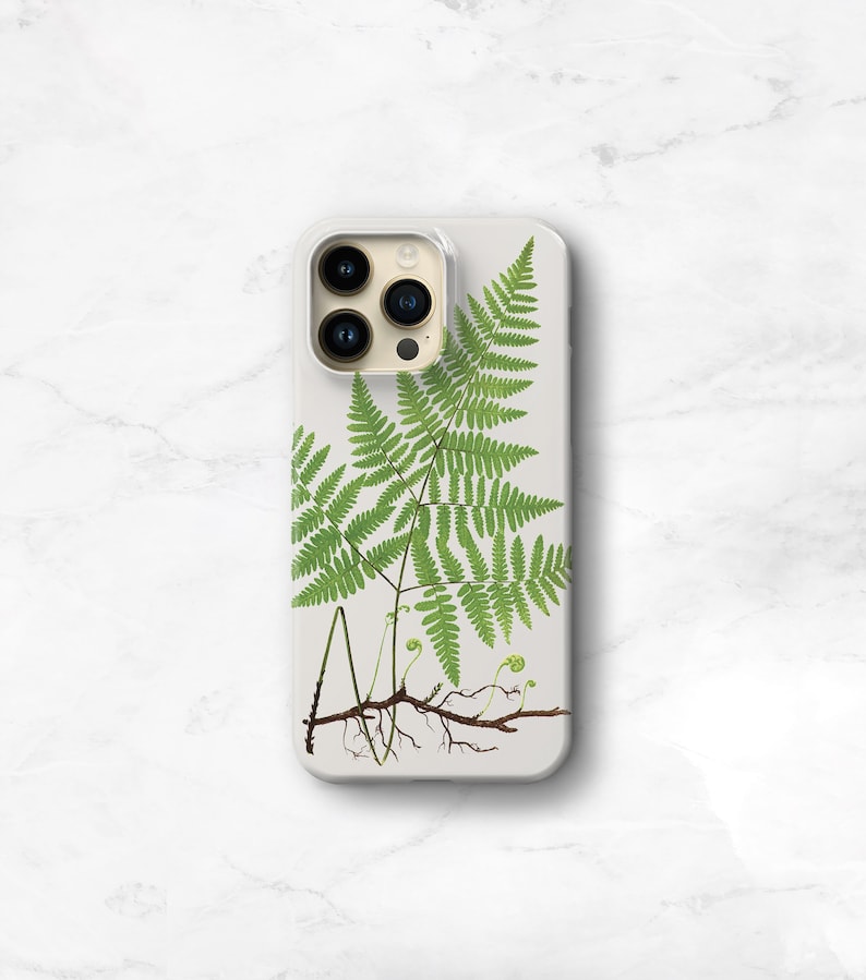 iPhone 14 Pro Max Case Woodland Fern iPhone 13 Case Botanical iPhone 12, iPhone 11 Pro Max, Galaxy s23, iPhone 14 Plus Case CMG-FERN image 3