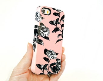 Floral iPhone 13 Pro Case Flower iPhone 11 14 Case Floral, iPhone Se, Roses iPhone 12 Case Pink Samsung S23 case Case Floral CMG-FLPAT