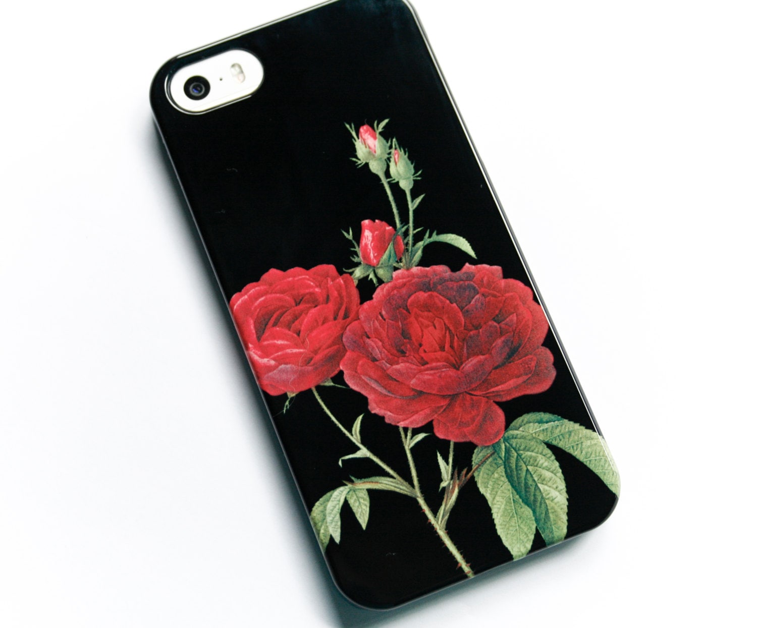Floral Phone Case iPhone 13 Case Red Rose iPhone 14 Plus Flowers