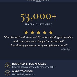The image is a screenshot of a Merryman advertisement featuring a customer review and a description of the product.