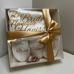 Women&#39;s gift box - Bride box - Bridal box - Pajama box - Personalized box - Well-being box