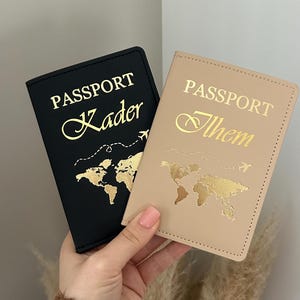 Personalized passport cover
