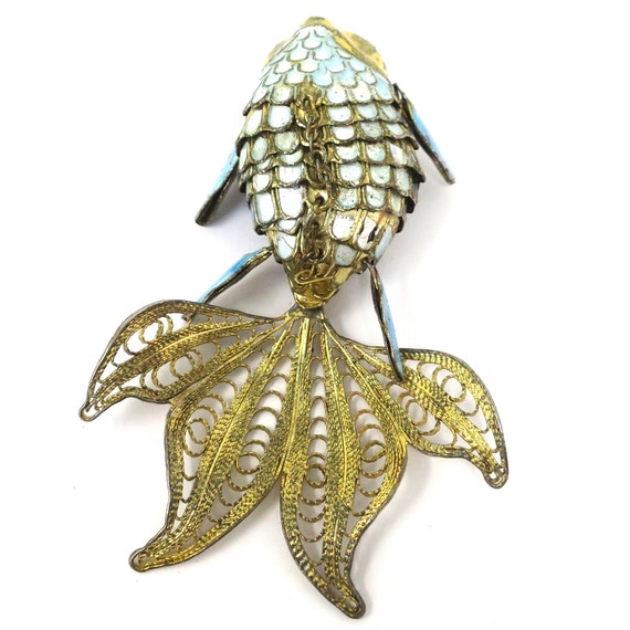 Oversize Vintage Chinese Export Style Enamel Articula… Gem