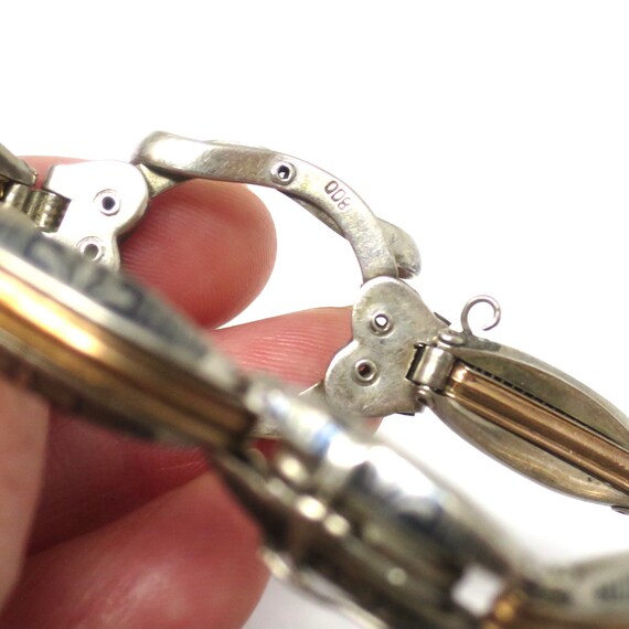 Antique Niello Stretch Watch Chain Name Bracelet, Ass… Gem